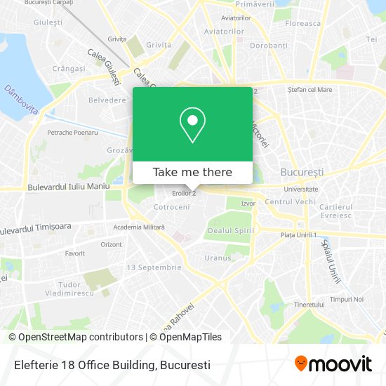 Elefterie 18 Office Building map