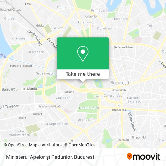 Ministerul Apelor și Padurilor map