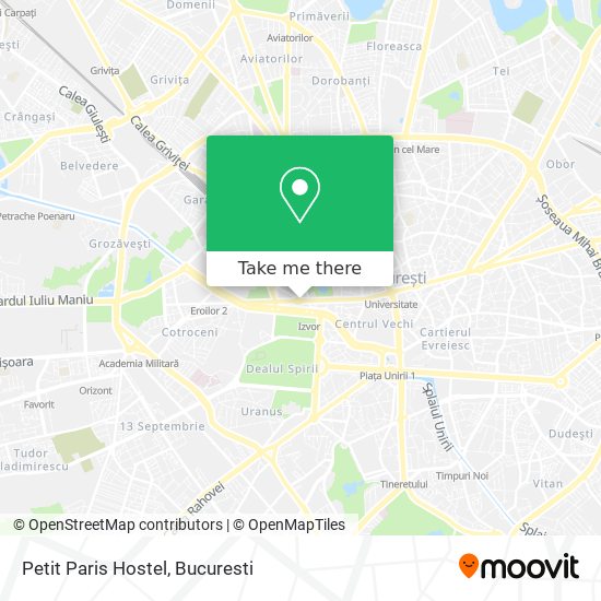 Petit Paris Hostel map