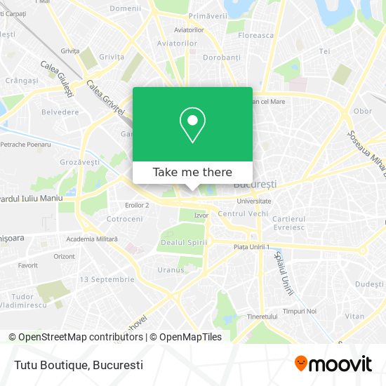 Tutu Boutique map