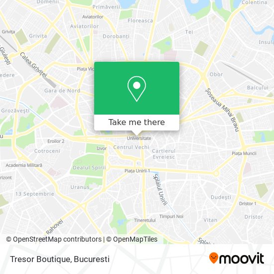 Tresor Boutique map