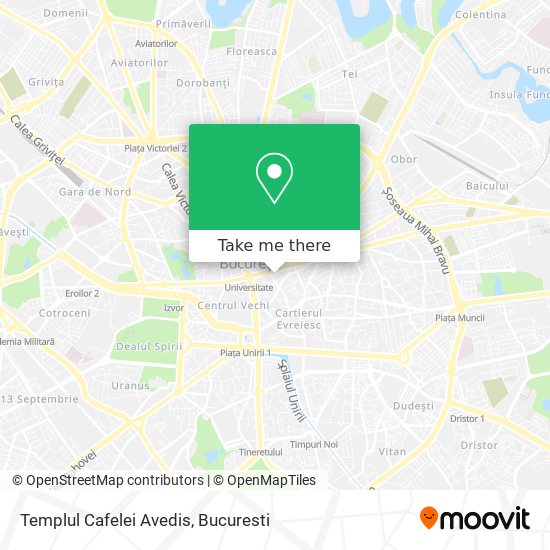 Templul Cafelei Avedis map