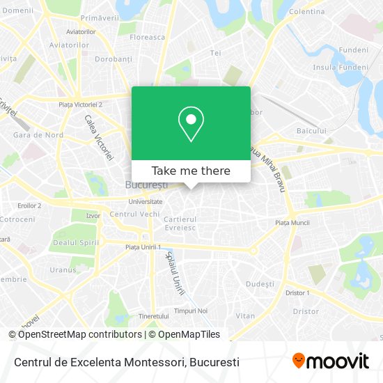 Centrul de Excelenta Montessori map