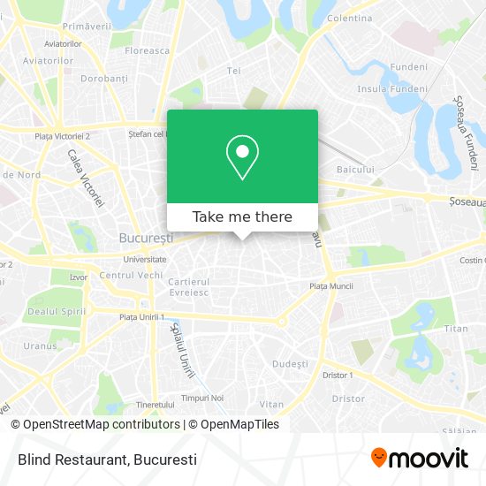 Blind Restaurant map