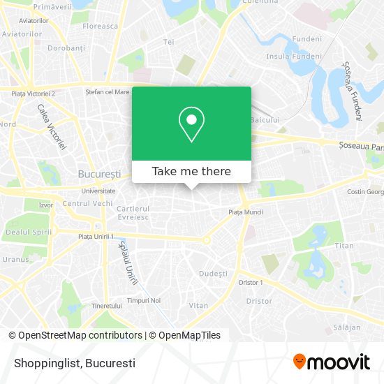 Shoppinglist map