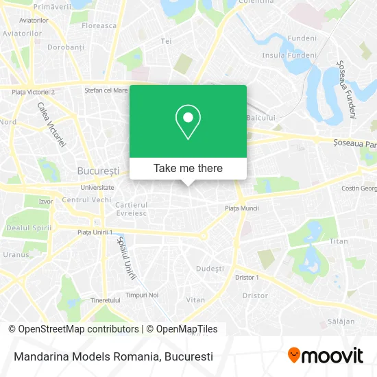 Mandarina Models Romania map