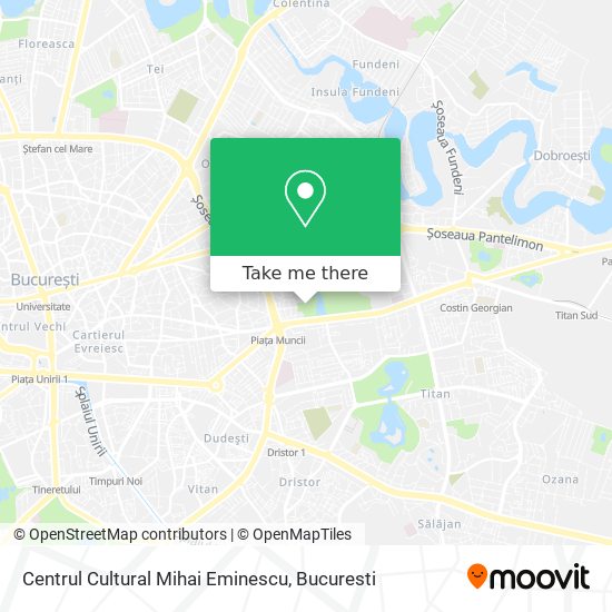 Centrul Cultural Mihai Eminescu map
