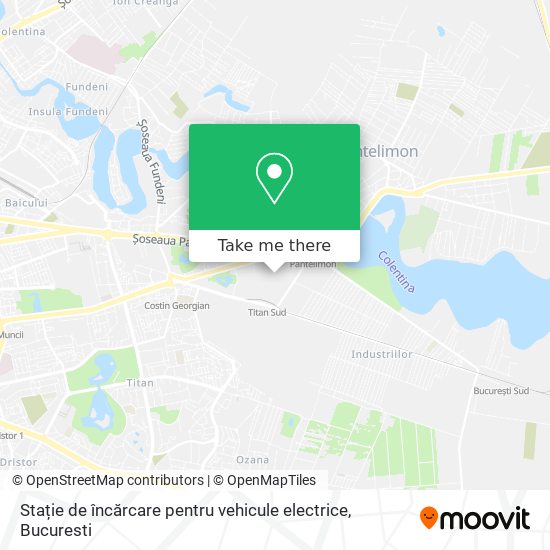 Stație de încărcare pentru vehicule electrice map