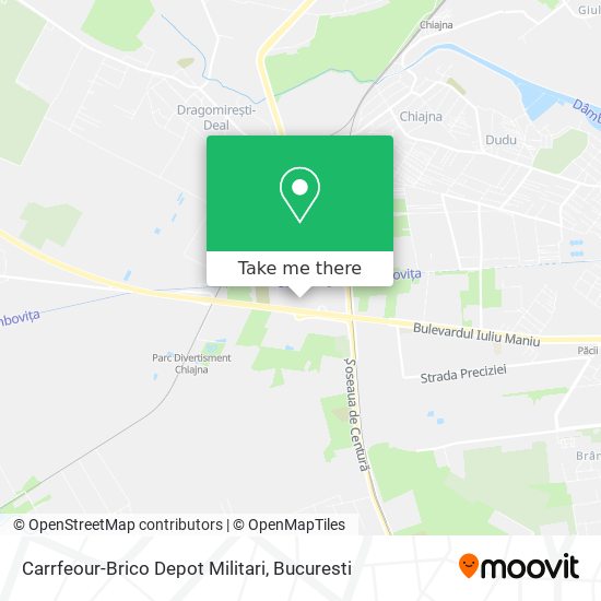 Carrfeour-Brico Depot Militari map