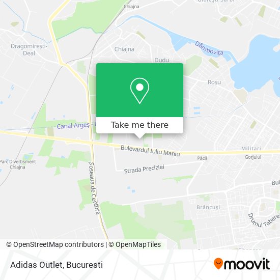 Adidas Outlet map
