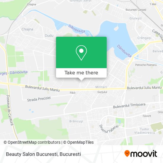 Beauty Salon Bucuresti map