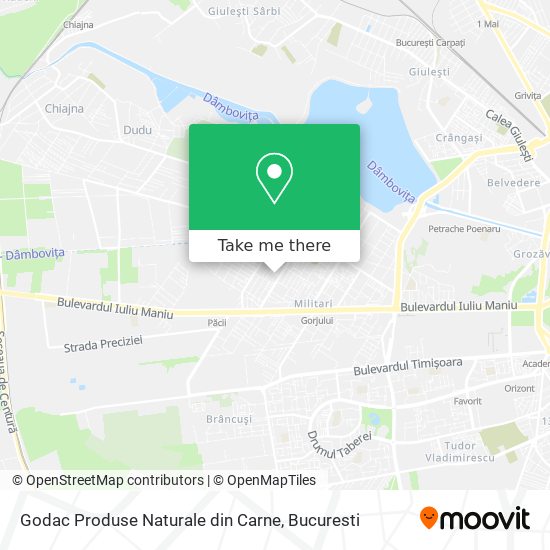 Godac Produse Naturale din Carne map