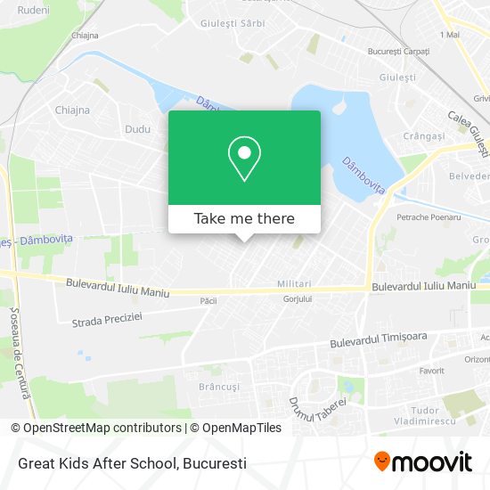 Great Kids After School map