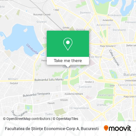 Facultatea de Științe Economice-Corp A map