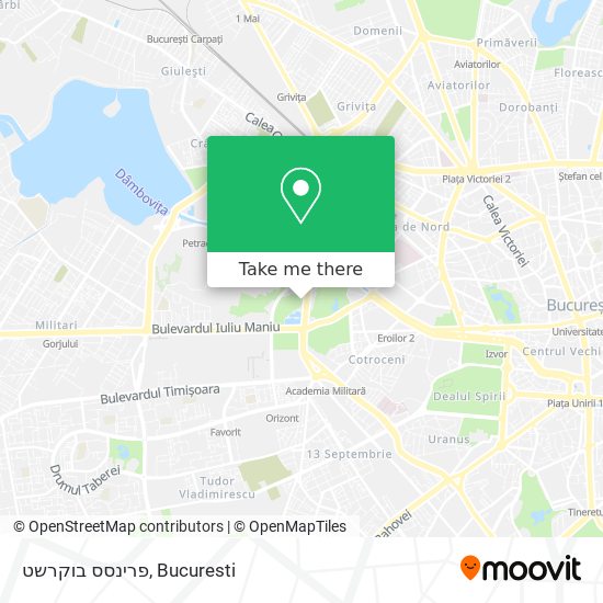 פרינסס בוקרשט map