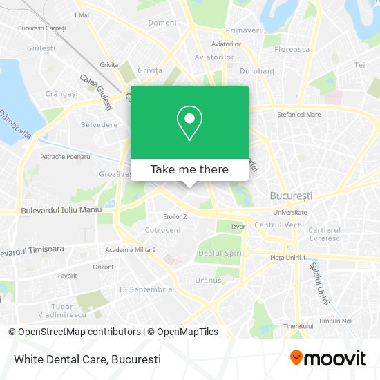 White Dental Care map