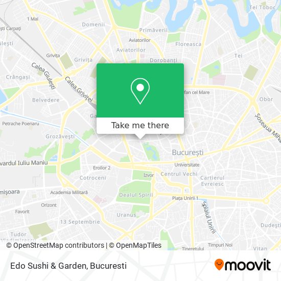 Edo Sushi & Garden map
