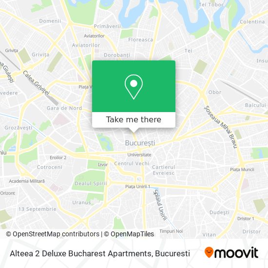 Alteea 2 Deluxe Bucharest Apartments map
