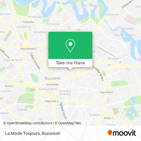 La Mode Toujours map