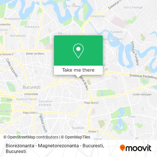 Biorezonanta - Magnetorezonanta - Bucuresti map