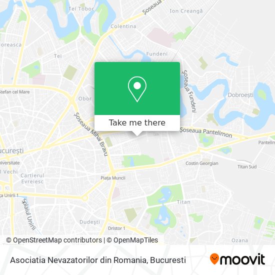 Asociatia Nevazatorilor din Romania map