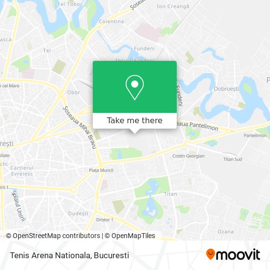 Tenis Arena Nationala map