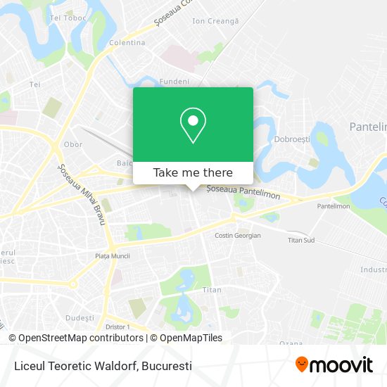Liceul Teoretic Waldorf map