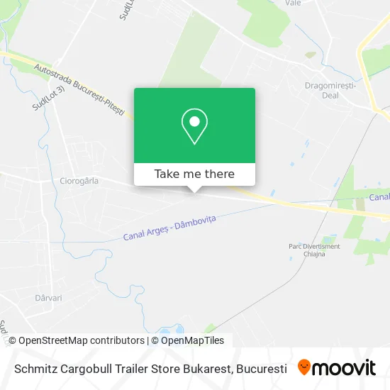 Schmitz Cargobull Trailer Store Bukarest map
