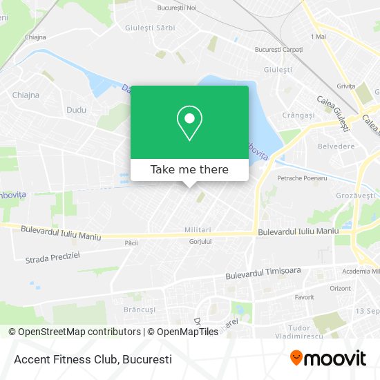 Accent Fitness Club map