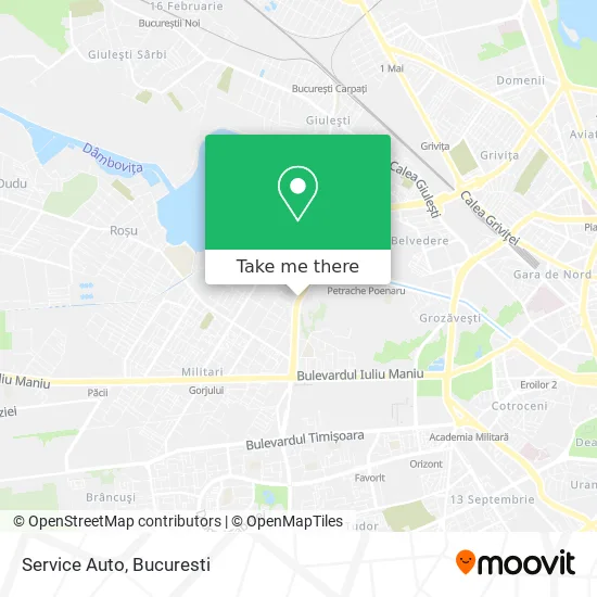 Service Auto map