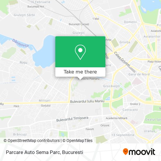 Parcare Auto Sema Parc map