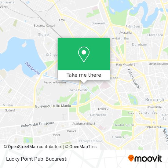 Lucky Point Pub map