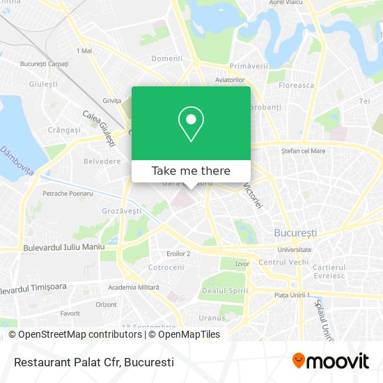 Restaurant Palat Cfr map