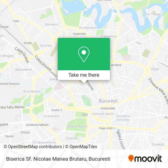 Biserica Sf. Nicolae Manea Brutaru map
