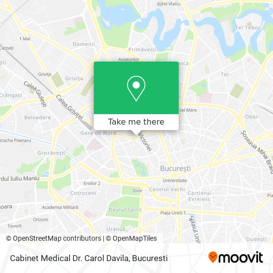 Cabinet Medical Dr. Carol Davila map