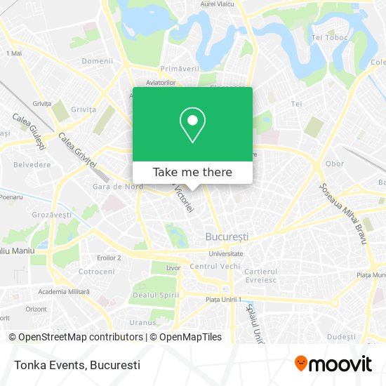 Tonka Events map