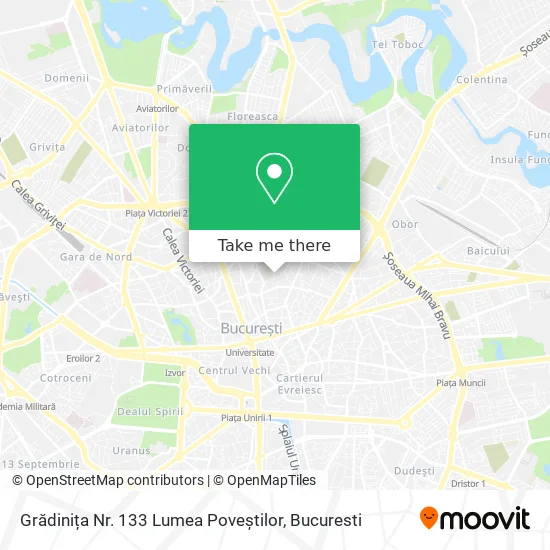 Grădinița Nr. 133 Lumea Poveștilor map