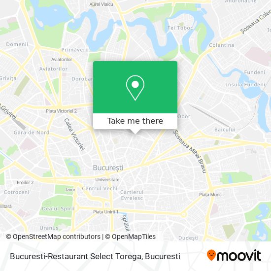 Bucuresti-Restaurant Select Torega map