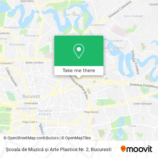 Școala de Muzică și Arte Plastice Nr. 2 map
