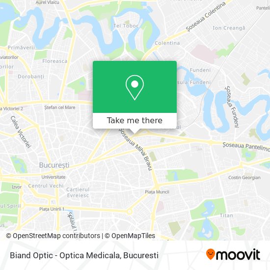 Biand Optic - Optica Medicala map