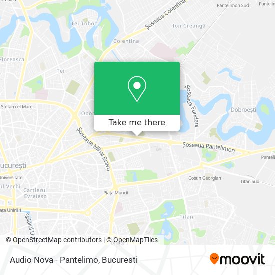 Audio Nova - Pantelimo map