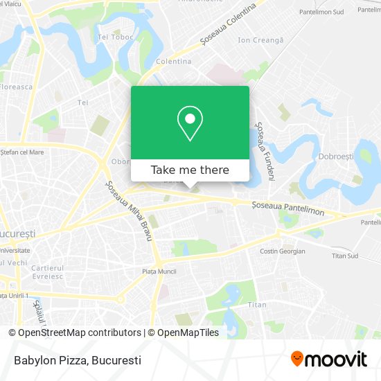 Babylon Pizza map