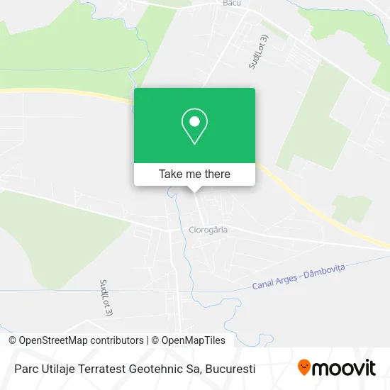 Parc Utilaje Terratest Geotehnic Sa map