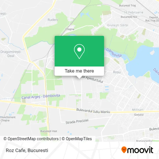 Roz Cafe map