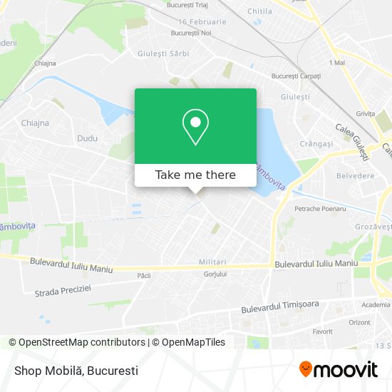 Shop Mobilă map