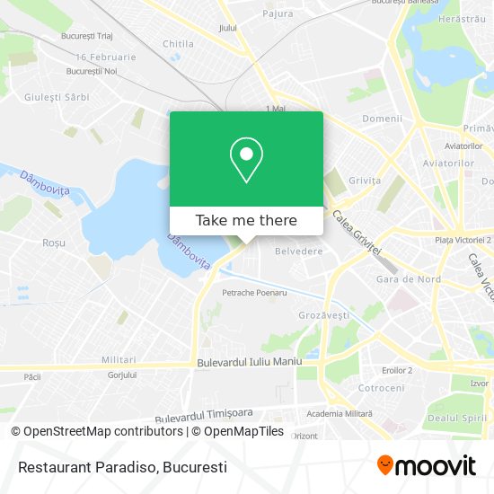 Restaurant Paradiso map