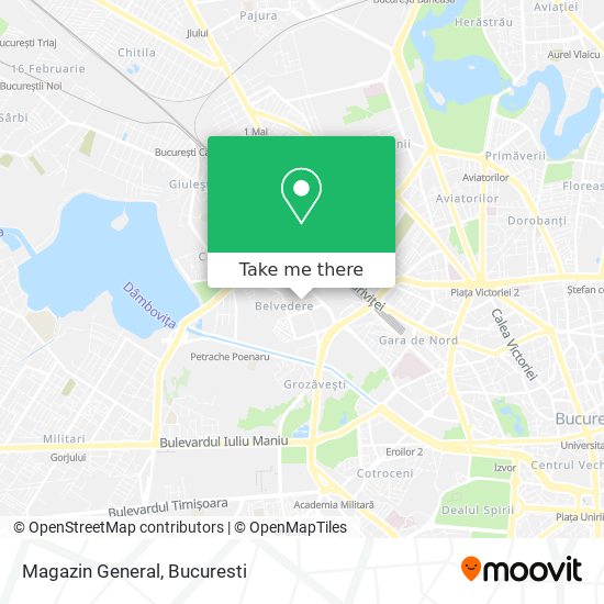 Magazin General map