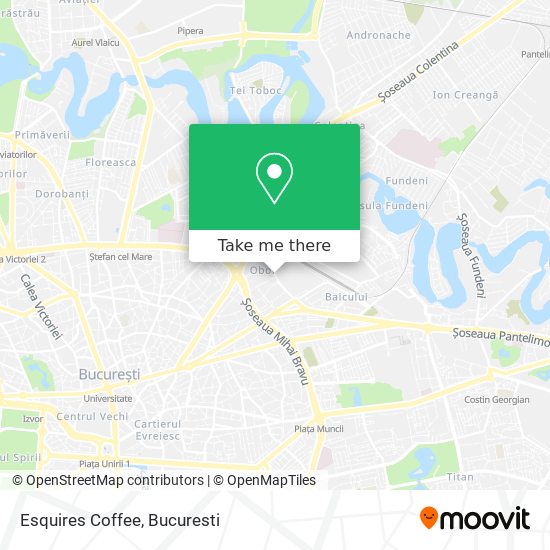 Esquires Coffee map