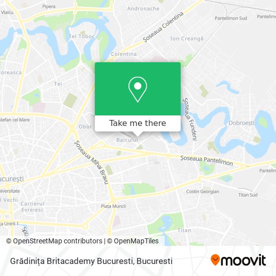Grădinița Britacademy Bucuresti map