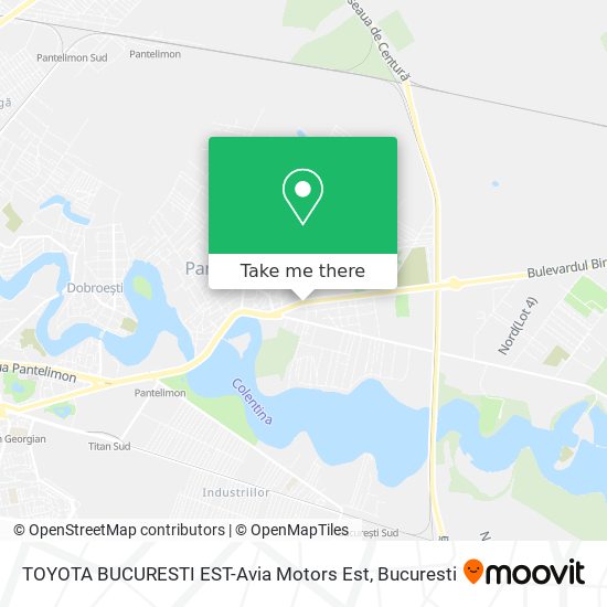 TOYOTA BUCURESTI EST-Avia Motors Est map